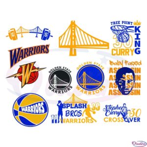 Golden State Warriors Logo Bundle svg File