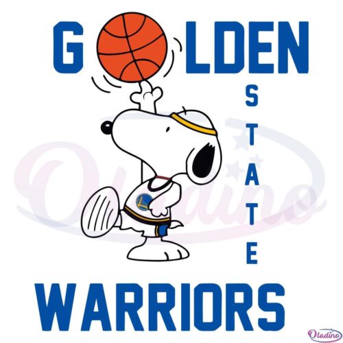 Golden State Warriors Snoopy Svg