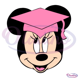 Graduation Minnie Mouse Svg