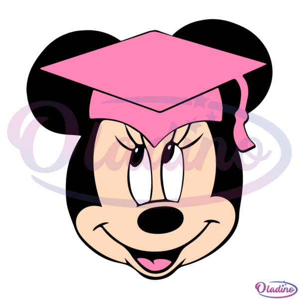 Graduation Minnie Mouse Svg, Graduation Girl SVG, Minnie Mouse Svg