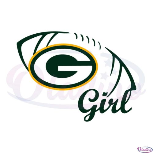 Green Bay Packers Girl Svg Digital File