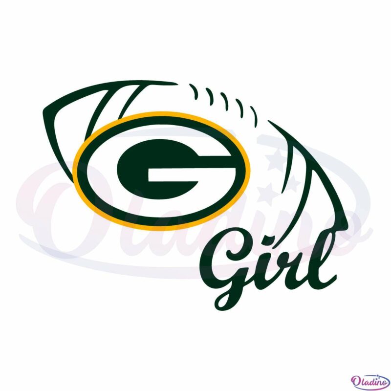 Green Bay Packers Girl Svg Digital File, Green Bay Packers Svg