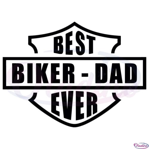 Harley Davidson Best Biker Dad Ever SVG Digital File