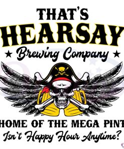 Hearsay Brewing Company SVG PNG DXF EPS, Mega Pint SVG File
