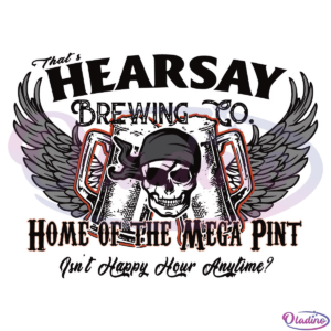 Hearsay Brewing Company SVG PNG Digital File