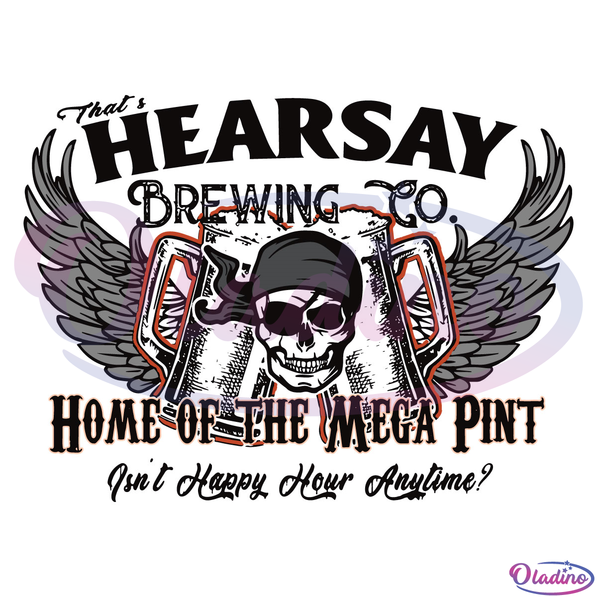 Hearsay Brewing Company SVG PNG Digital File, Hearsay Svg