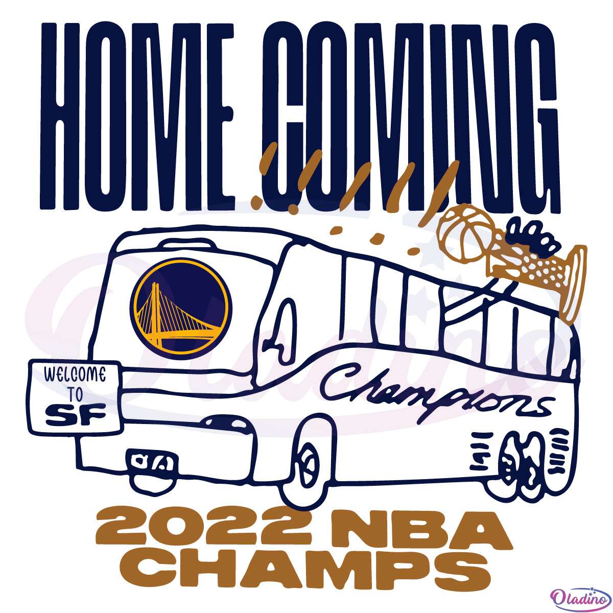 Home Coming 2022 NBA Champs Golden State Warriors 2022 Svg