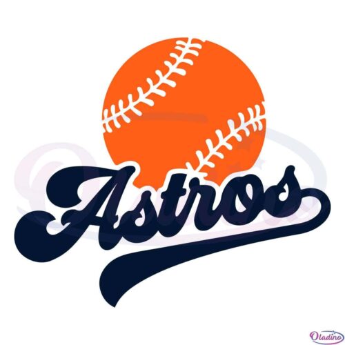 Houston Astros MLB Baseball Team Svg Digital File