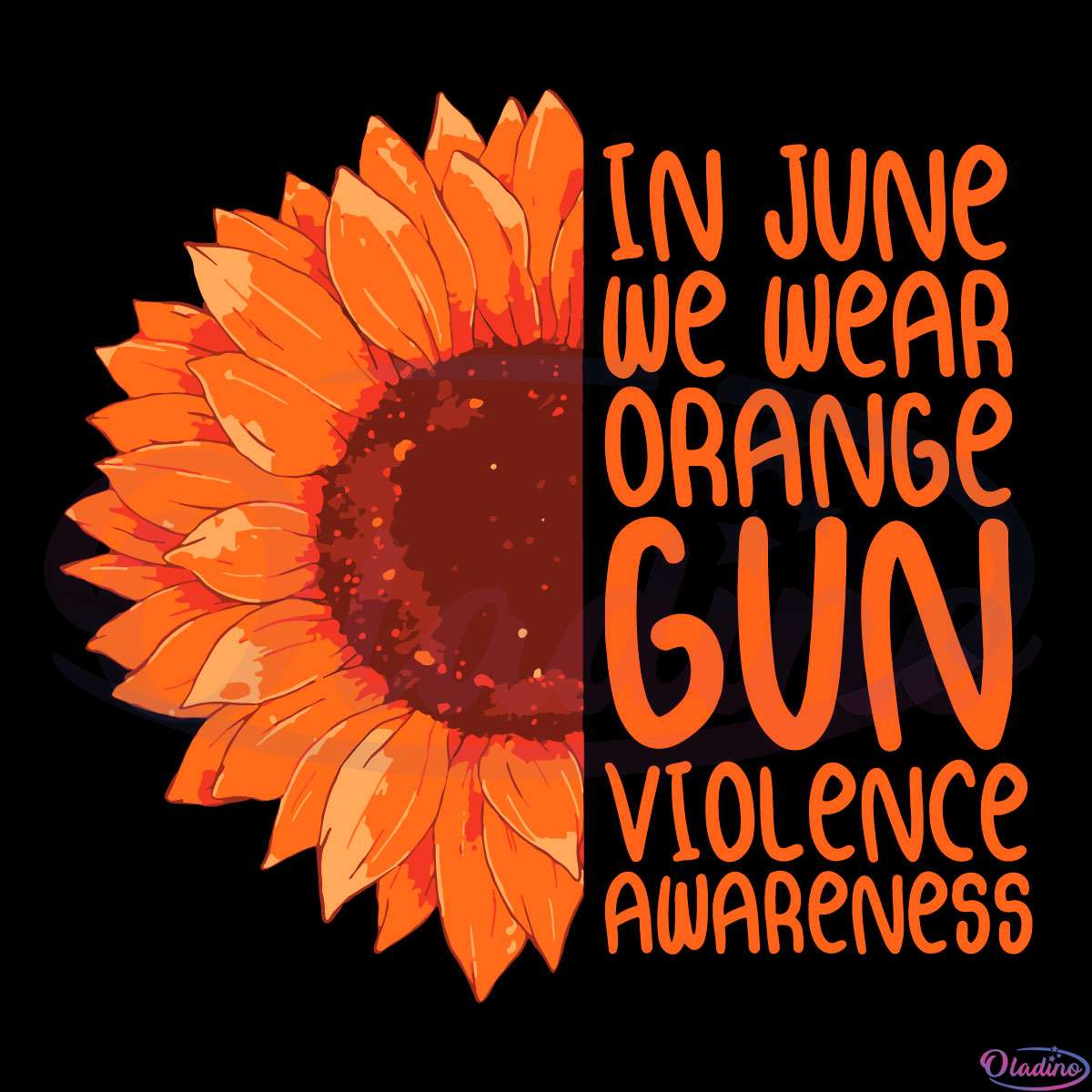 In June We Wear Orange Gun Violence Awareness Svg Digital File