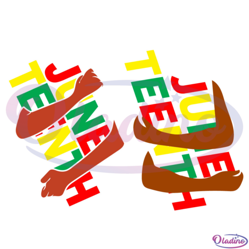 Juneteenth Hugging SVG PNG File