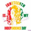 Juneteenth Is My Indepencence Day Since 1865 Svg Digital File
