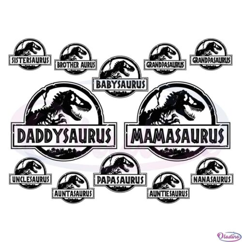 Jurasskicked Family Bundle Svg