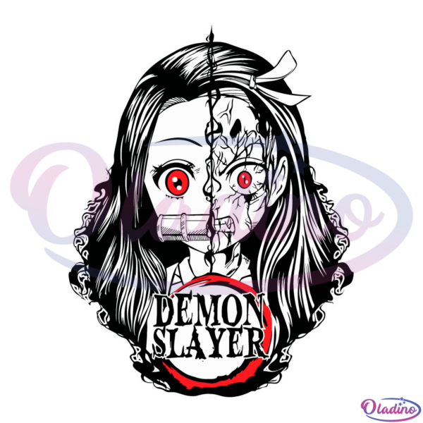 Kamado Nezuko Demon Slayer SVG PNG, Demon Slayer Anime SVG