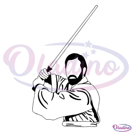 Kenobi SVG PNG Digital File