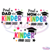Kindergarten Graduate Family 2022 SVG, Proud Mom SVG Digital File