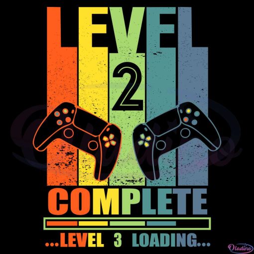 Level 2 Complete Gamer Svg 2 Years Wedding Anniversary SVG
