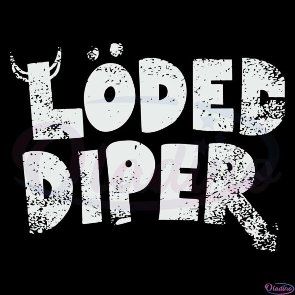 Loded Diper Logo Music Band Svg File, Diary of a Wimpy Kid SVG
