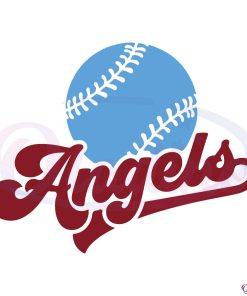Los Angeles Angels of Anaheim MLB Baseball Svg Digital File