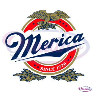 Merica Since 1776 American Eagle SVG PNG Digital File