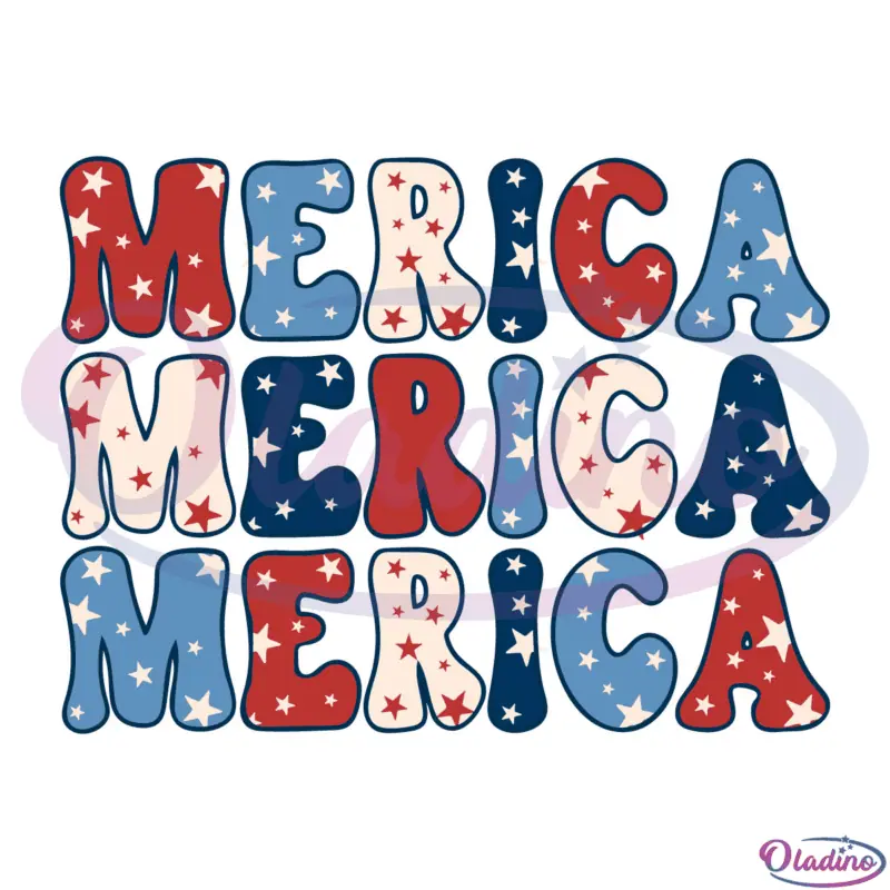 Merica Stars SVG PNG Digital File