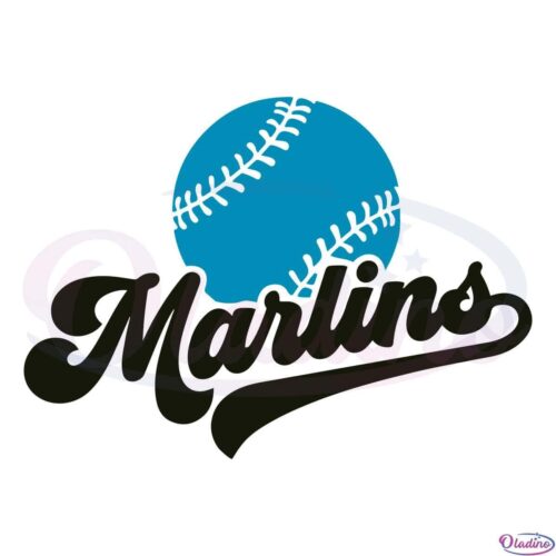 Miami Marlins MLB Baseball Team Svg Digital File