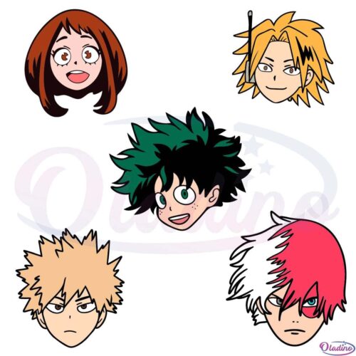 My Hero Academia Layered Svg Bundle File