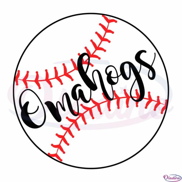 Omahogs Arkansas Baseball Baseball Team Svg Digital File