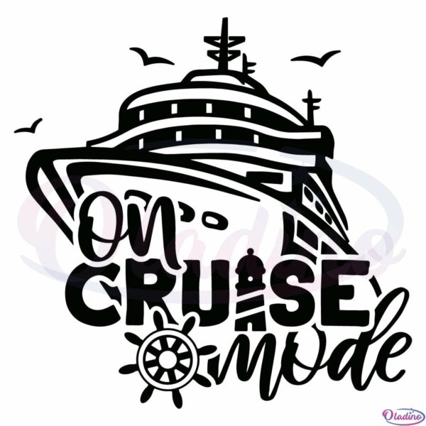 On Cruise Mode Summer Vacation Trip Svg File, Vacation Svg