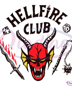 Original Stranger Things Season 4 Hellfire Club SVG PNG