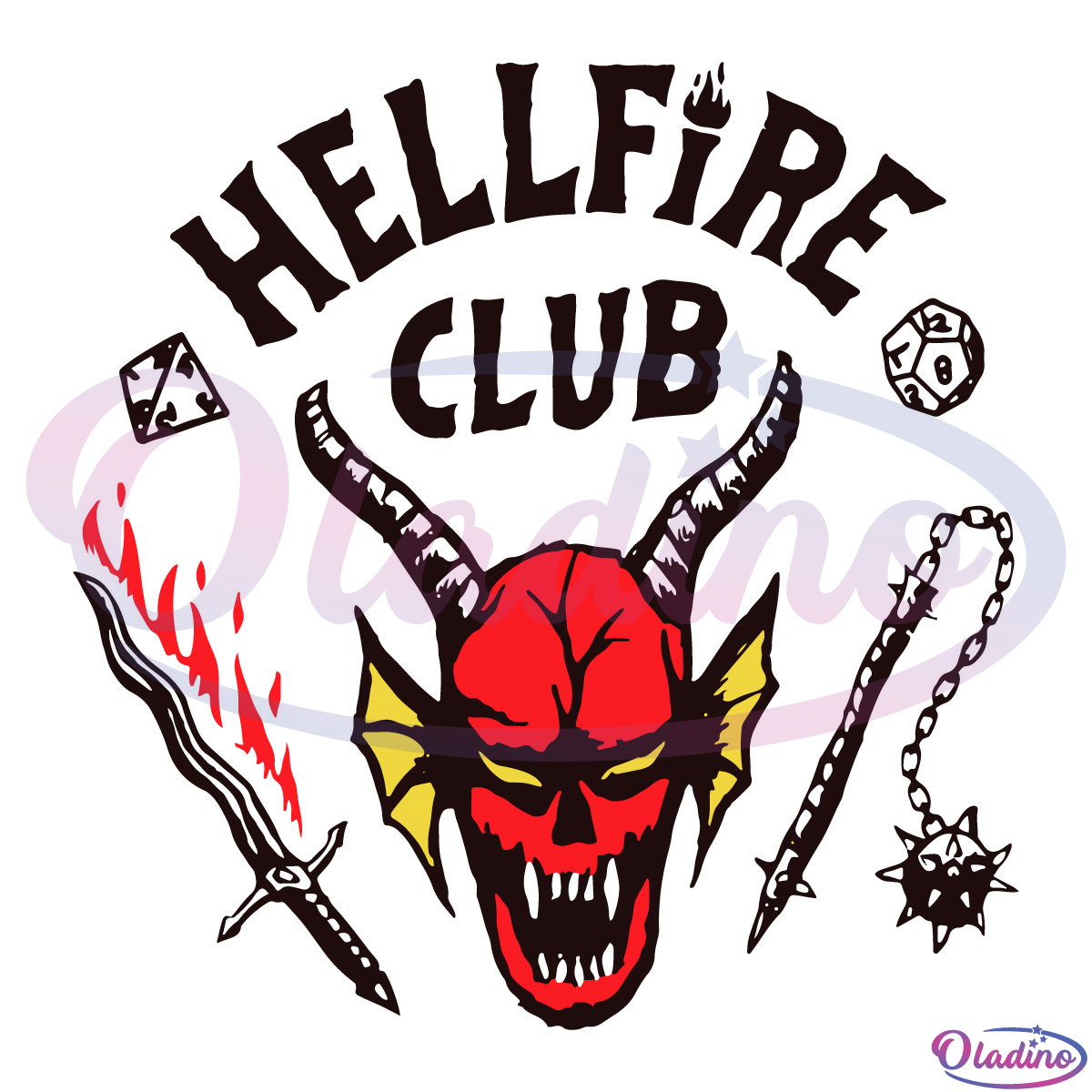 Original Stranger Things Season 4 Hellfire Club SVG PNG