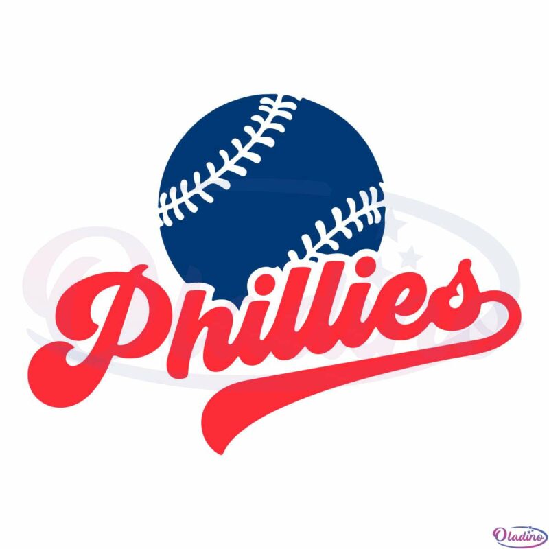 Philadelphia Phillies Baseball MLB Team Svg Digital File