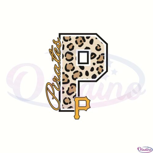 Pittsburgh Pirates Leopard Baseball MLB Team Svg Digital File