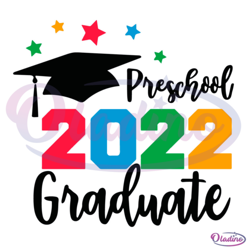 Preschool 2022 Graduate SVG