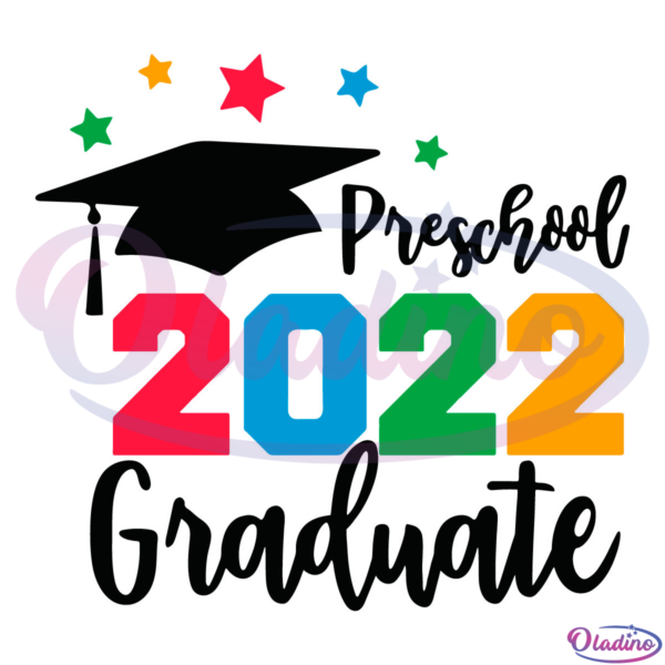 Preschool 2022 Graduate SVG, Preschool Svg Digital File