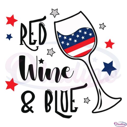 Red Wine and Blue SVG