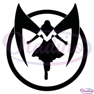 Scarlet Witch Logo Svg