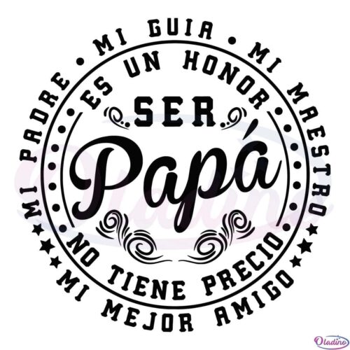 Ser Papa Mi Padre Mi Guia Svg