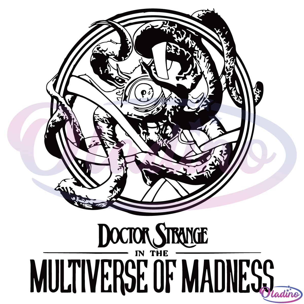 Shuma Gorath Doctor Strange in the Multiverse of Madness Silhouette Svg