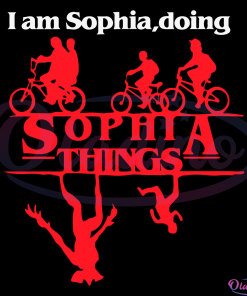Sophia Things Design SVG, Stranger Things Film Series SVG