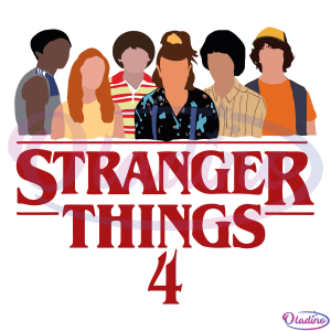 Stranger Things Characters SVG, Stranger Things season 4