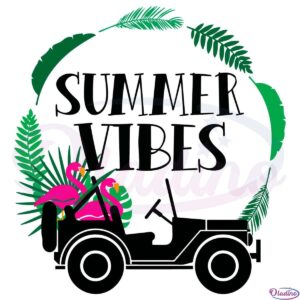 Summer Vibes Tropical Plants SVG