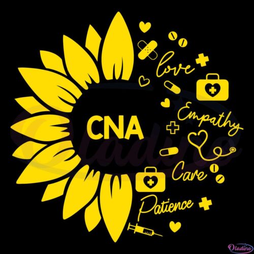 Sunflower Nurse Life SVG Digital