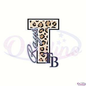 Tampa Bay Rays Leopard Logo Baseball Team Svg Digital File