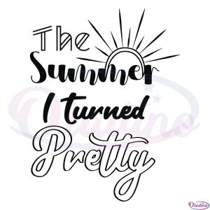The Summer I Turned Pretty Svg Digital File