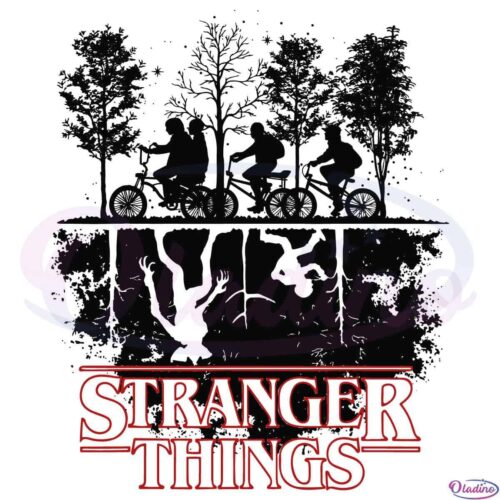 The Upside Down Logo Stranger Things 4 SVG File