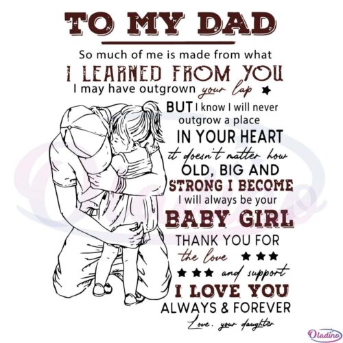 To My Dad So Much Of Me Svg