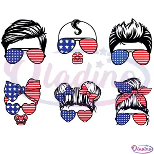 USA Family Life SVG Bundle