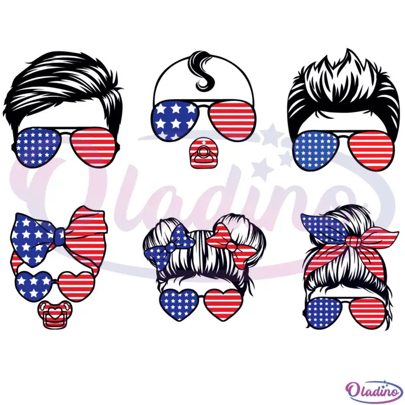 USA Family Life SVG Bundle