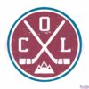 Vintage Colorado Hockey Fan Retro COL Svg File, Colorado Svg