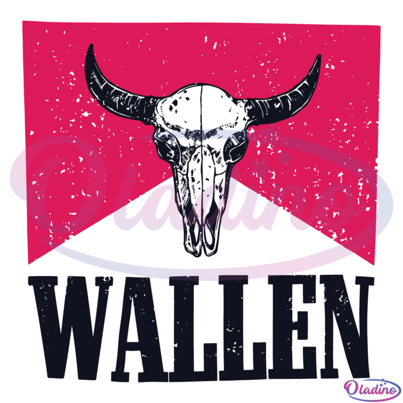 Wallen bull SVG PNG Digital File, Singer Svg, Wallen Svg